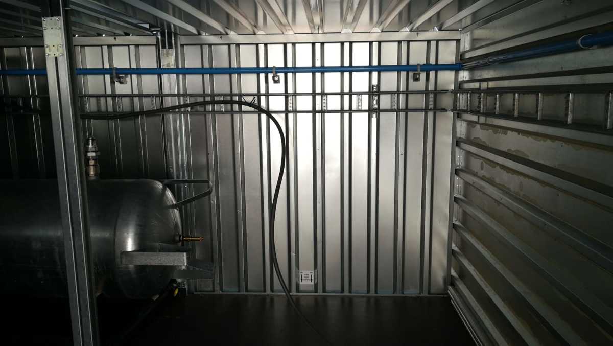 Compressor installatie in container (28)
