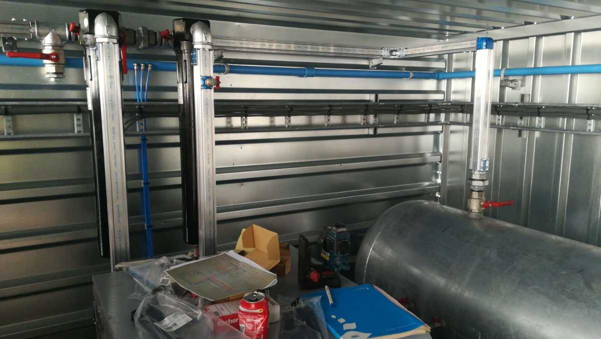 Compressor installatie in container (16)