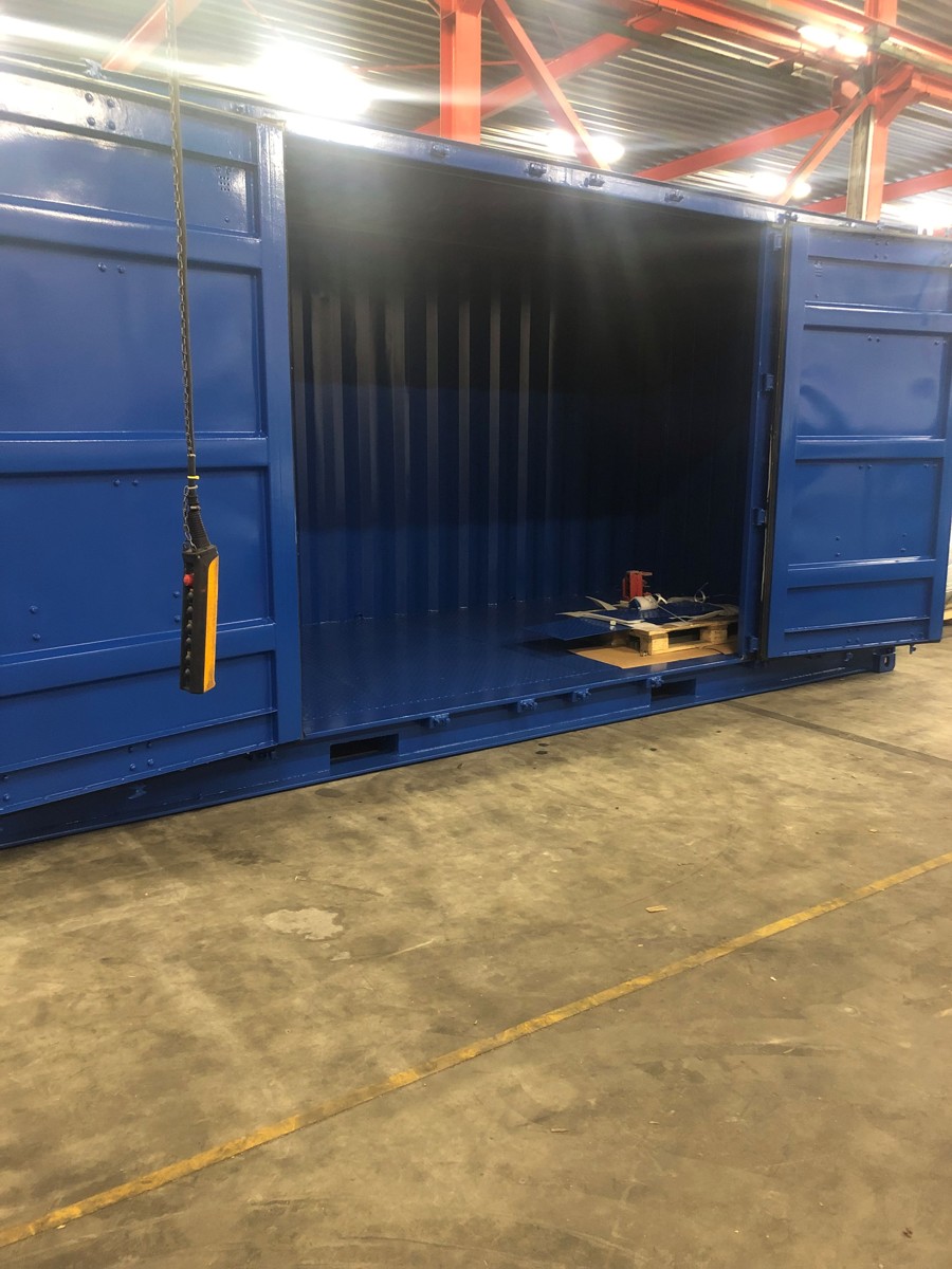 Mobiele compressor installatie in 20ft container (3)