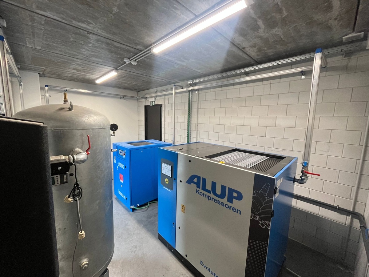 Compressor installatie nieuwbouw