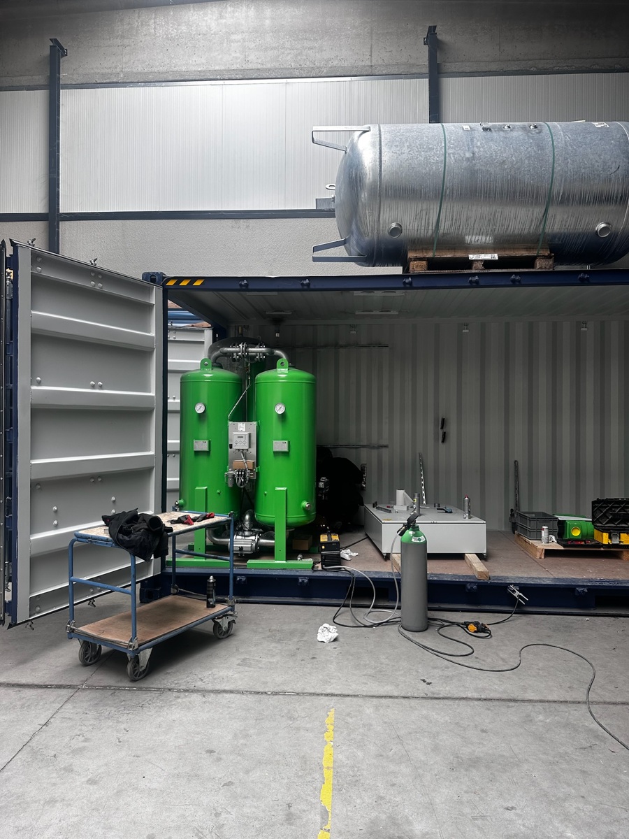 Container installatie 250kW compressor  (6)