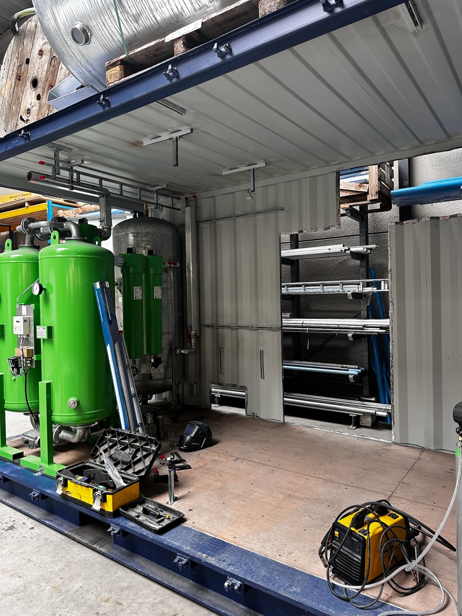 Container installatie 250kW compressor  (2)