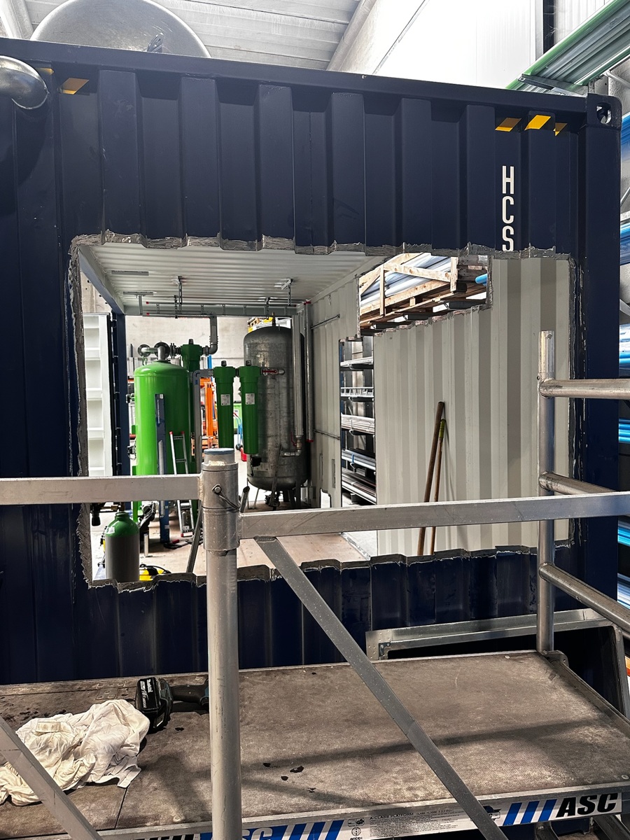 Container installatie 250kW compressor  (10)