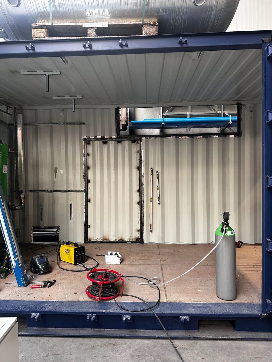 Container installatie 250kW compressor  (11)