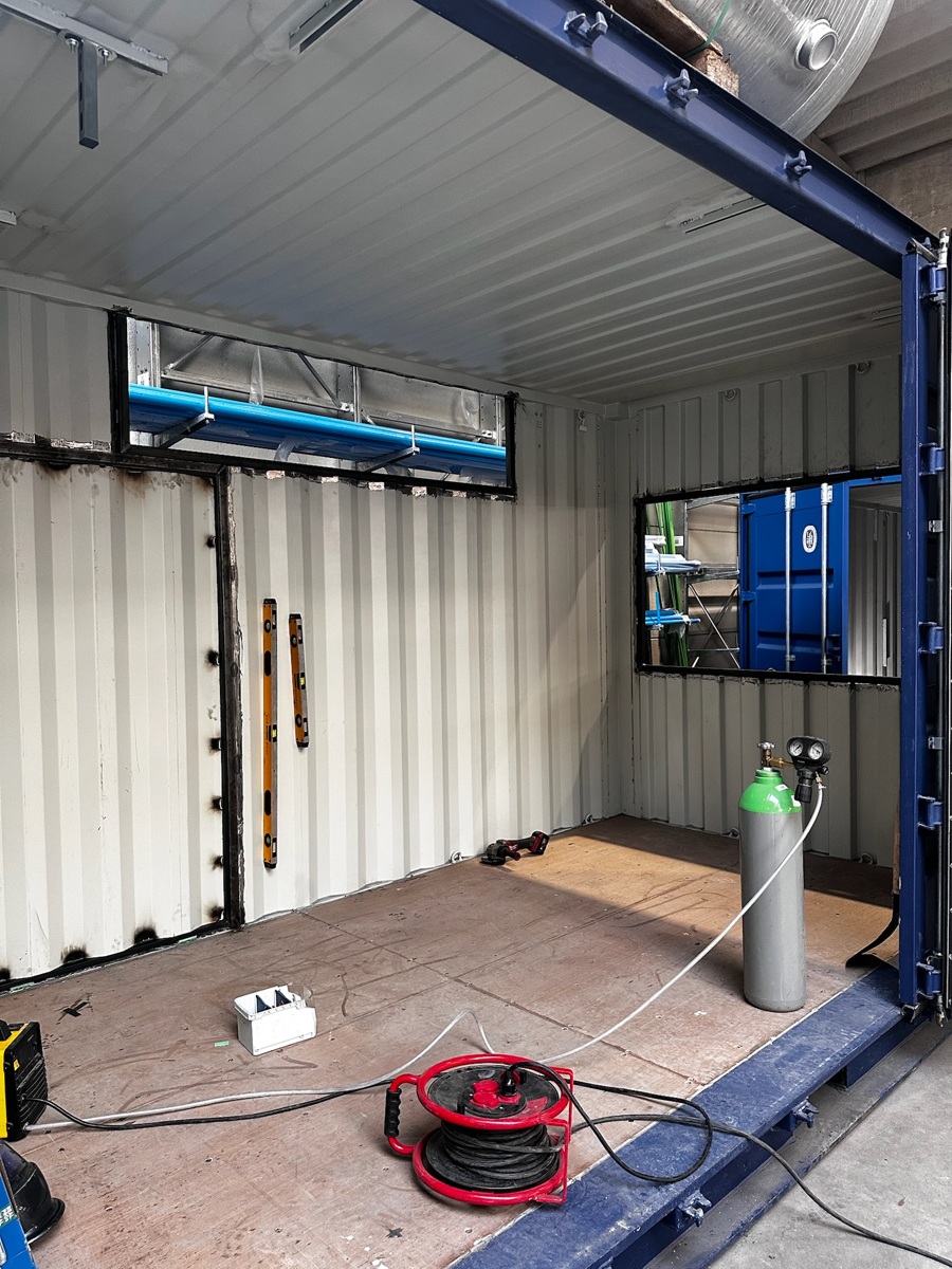 Container installatie 250kW compressor  (12)