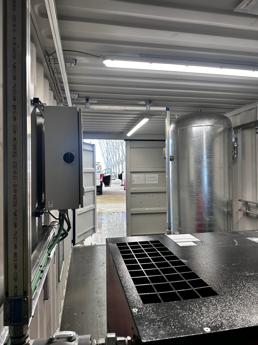 Container installatie compressor  (7)