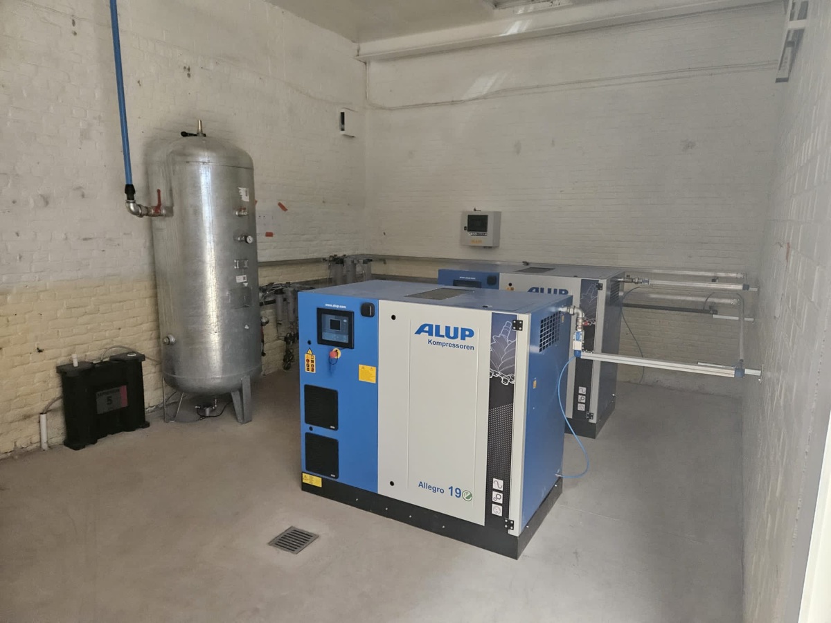 Compressor installatie met redundantie