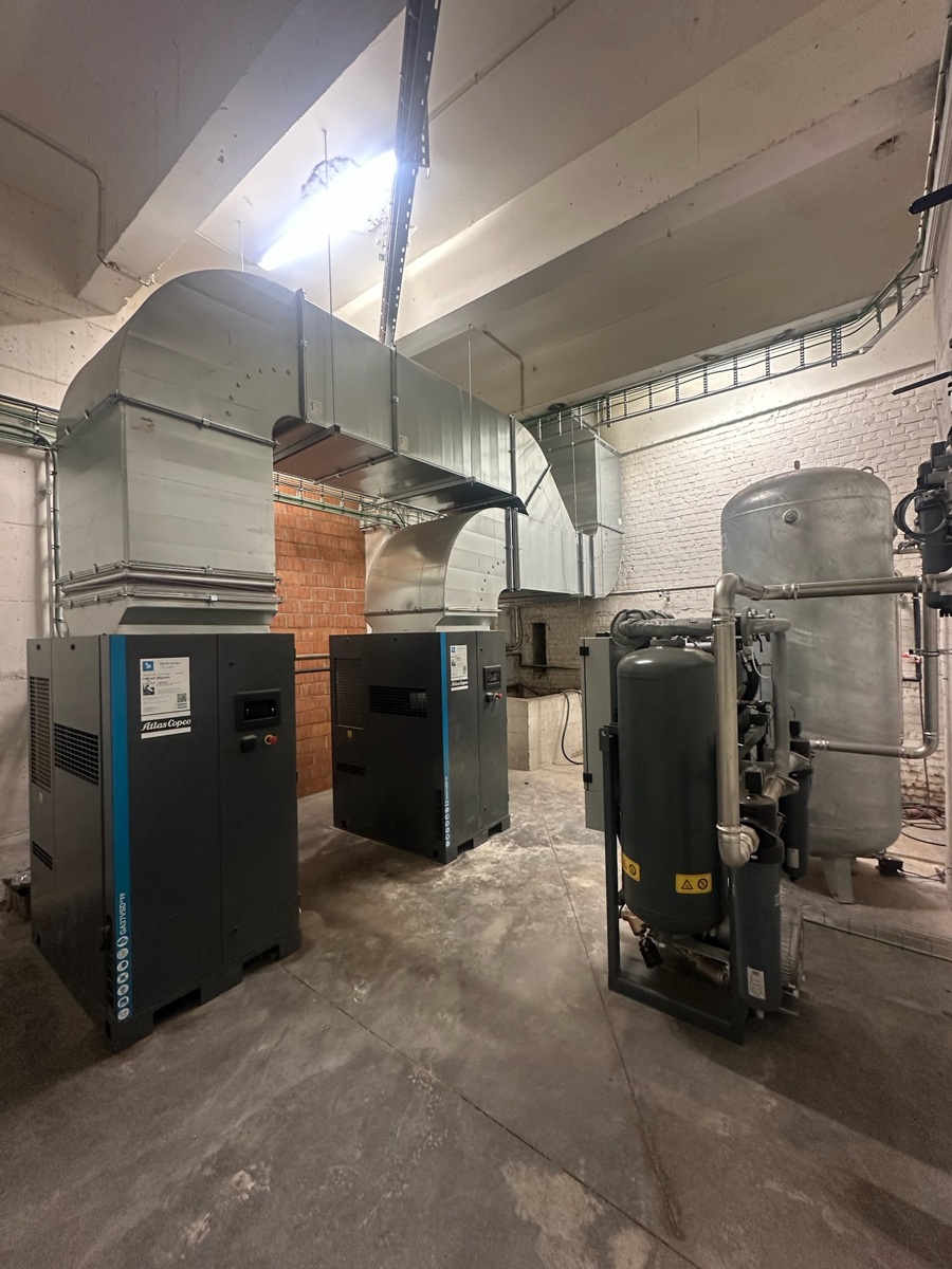 Compressor installatie met kanalisatie  (10)