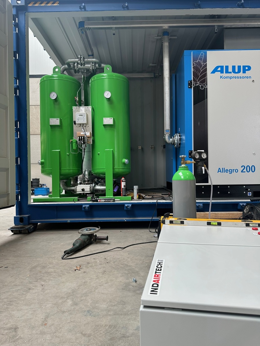 Container installatie 250kW compressor  (14)