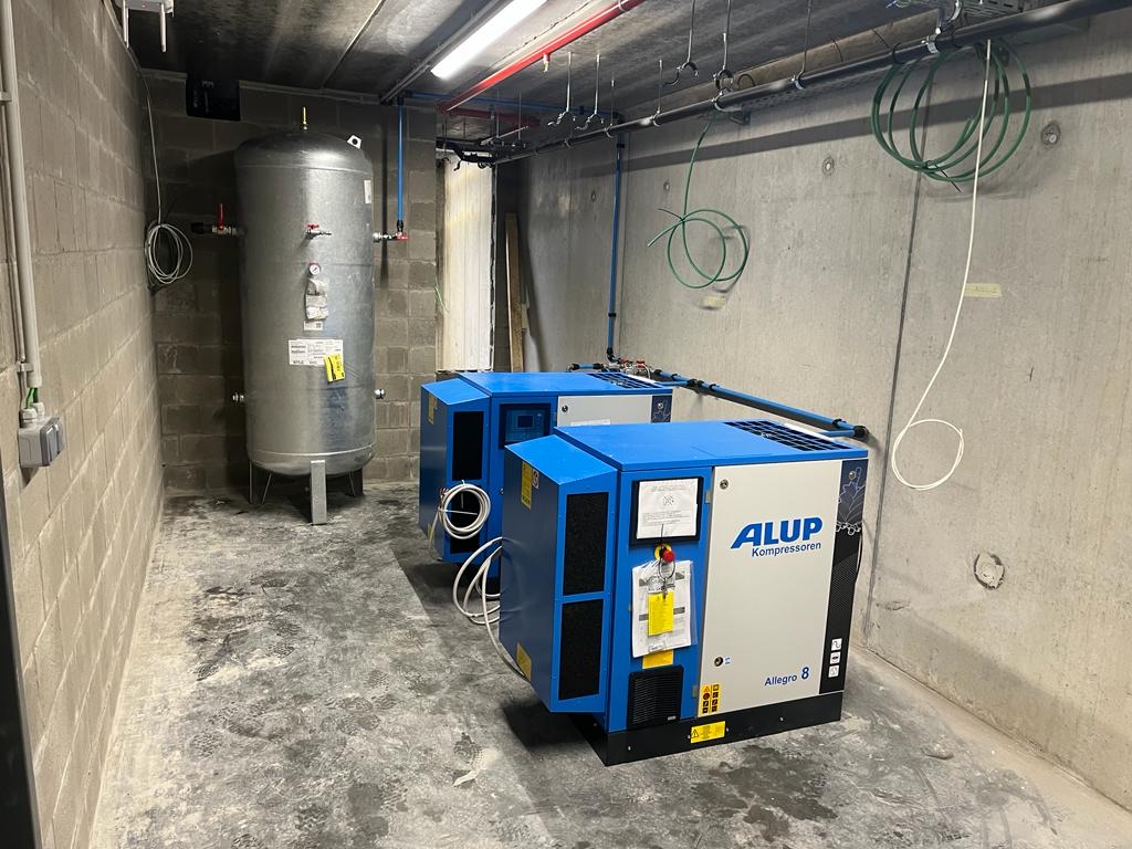 Compressor installatie geconditioneerde opslaghal (2)