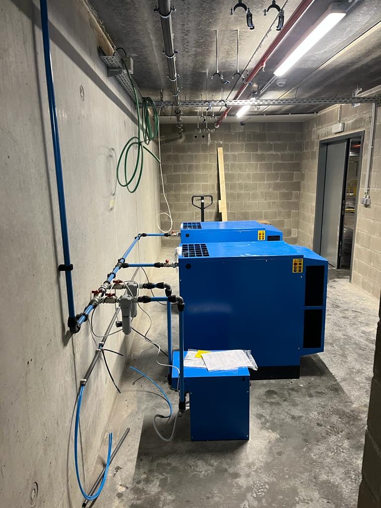 Compressor installatie geconditioneerde opslaghal (3)