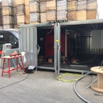 Compressor installatie in container (14)