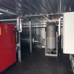 Compressor installatie in container