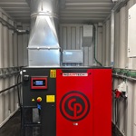 Container installatie compressor 
