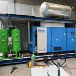 Container installatie 250kW compressor 